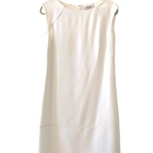 Gerard Darel White Cap Sleeve Dress